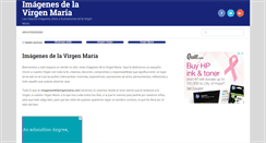 Desktop Screenshot of imagenesdelavirgenmaria.com